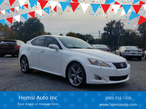 2010 Lexus IS 250 for sale at Homsi Auto Inc in Kannapolis NC