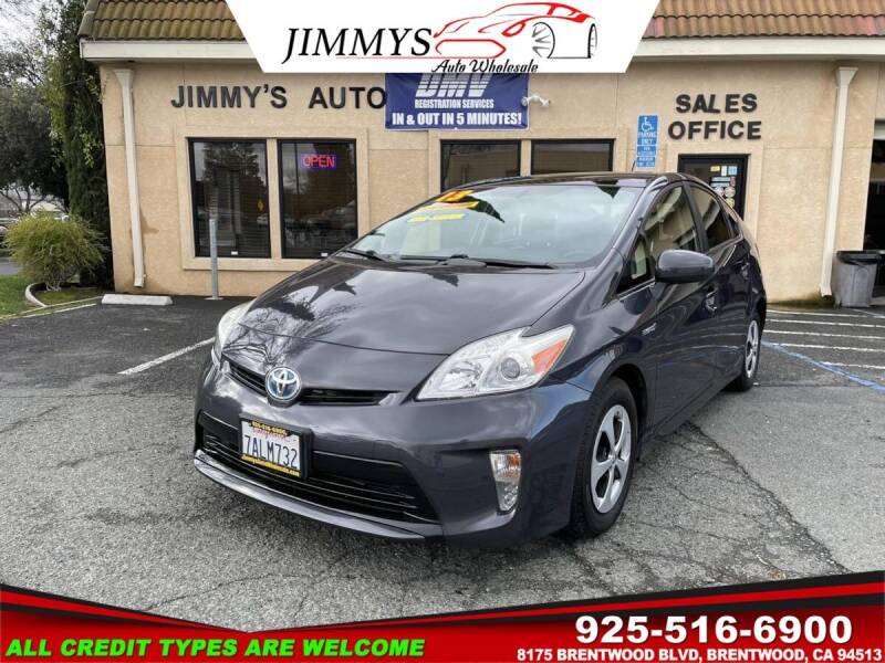 2013 Toyota Prius for sale at JIMMY'S AUTO WHOLESALE in Brentwood CA