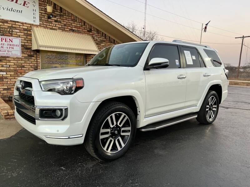 2015 Toyota 4Runner for sale at Browning's Reliable Cars & Trucks in Wichita Falls TX