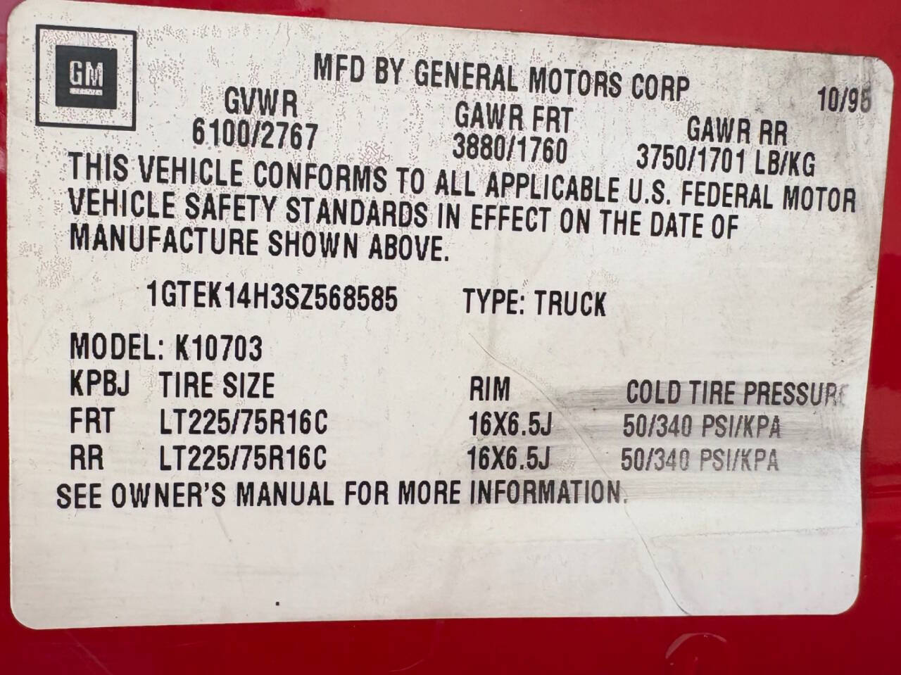 1995 GMC Sierra 1500 37