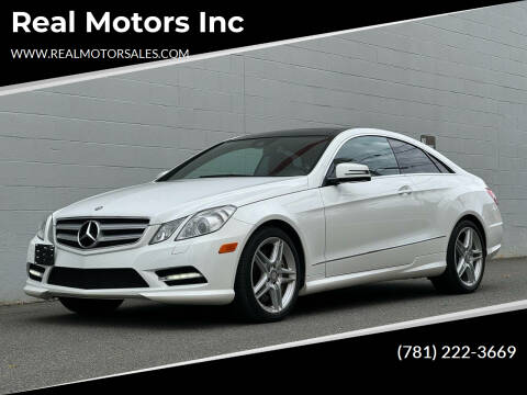 2013 Mercedes-Benz E-Class for sale at Real Motors Inc in Arlington MA