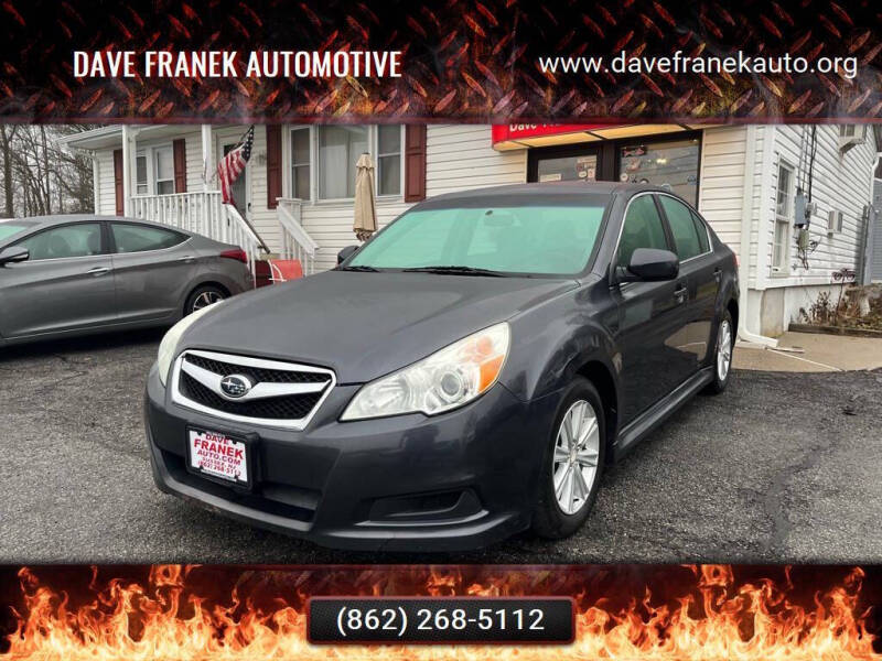 2011 Subaru Legacy for sale at Dave Franek Automotive in Wantage NJ