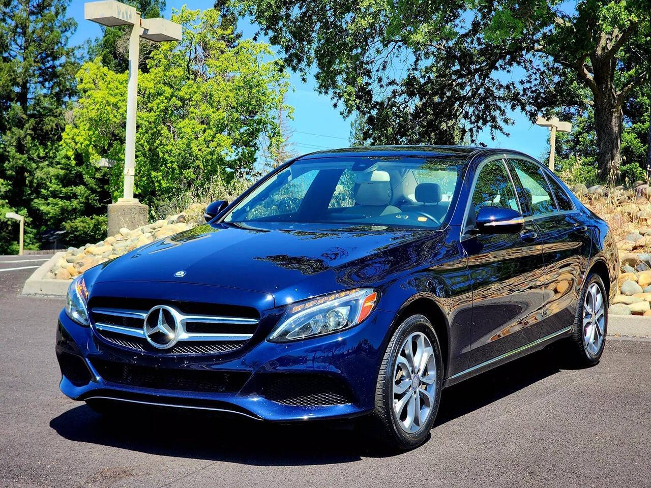 2015 Mercedes-Benz C-Class for sale at LAS MOTORS, LLC. in Sacramento, CA