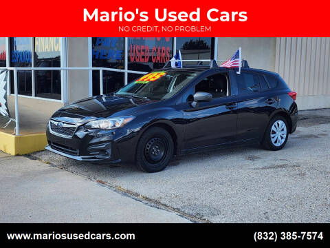 2017 Subaru Impreza for sale at Mario's Used Cars in Houston TX