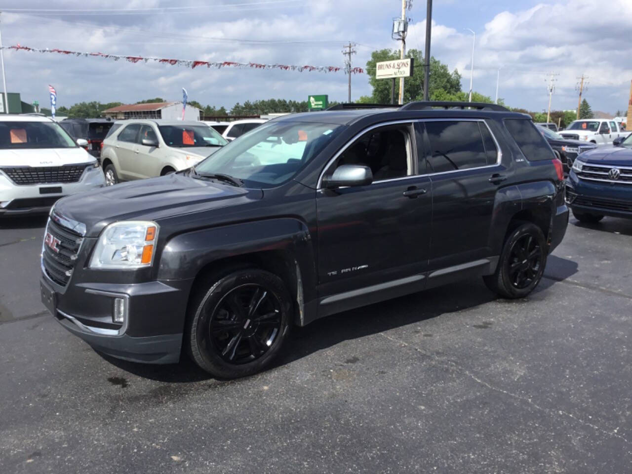 Black 2017 GMC Terrain SLE-2 AWD SLE-2 4dr SUV 1