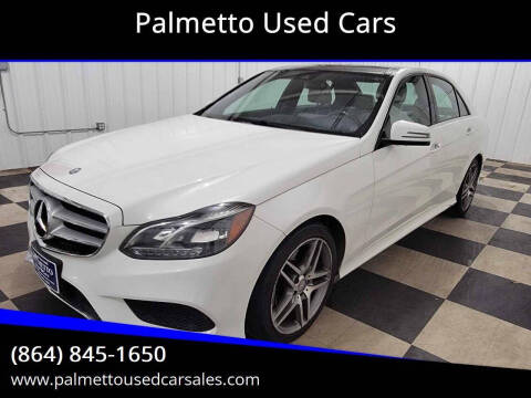2014 Mercedes-Benz E-Class for sale at Palmetto Used Cars in Piedmont SC