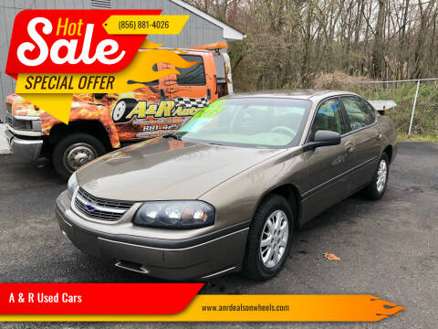 2003 Chevrolet Impala for sale at A & R Used Cars in Clayton NJ