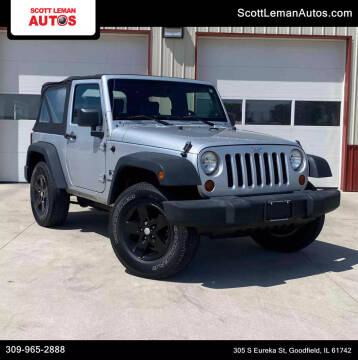 2008 Jeep Wrangler for sale at SCOTT LEMAN AUTOS in Goodfield IL