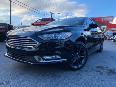 2018 Ford Fusion for sale at LATINOS MOTOR OF ORLANDO in Orlando FL