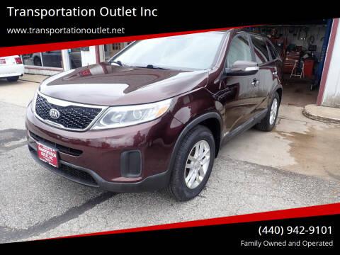 2015 Kia Sorento for sale at Transportation Outlet Inc in Eastlake OH