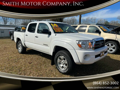 2010 Toyota Tacoma for sale at Smith Motor Company, Inc. in Mc Cormick SC