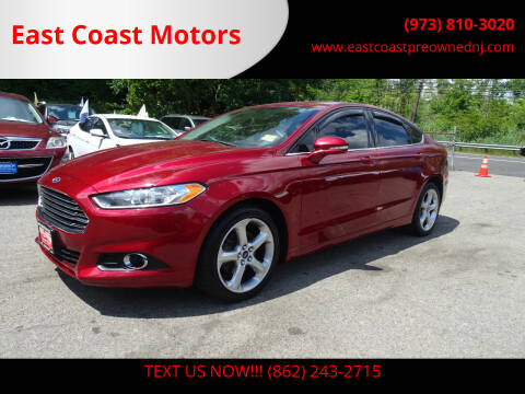 2016 Ford Fusion for sale at East Coast Motors in Lake Hopatcong NJ