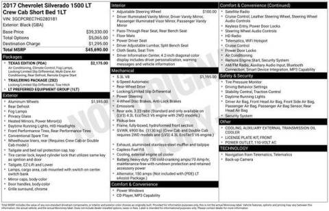 2017 Chevrolet Silverado 1500 LT