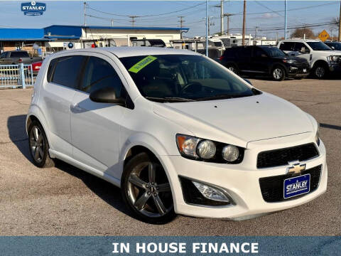 2013 Chevrolet Sonic for sale at Stanley Automotive Finance Enterprise - STANLEY DIRECT AUTO in Mesquite TX