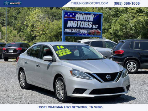2016 Nissan Sentra for sale at Union Motors in Seymour TN