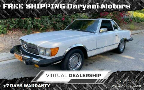 1980 Mercedes-Benz 450 SL for sale at FREE SHIPPING     Daryani Group - FREE SHIPPING Daryani Group in Riverside CA