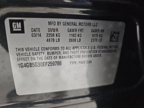 2014 Buick LaCrosse Leather