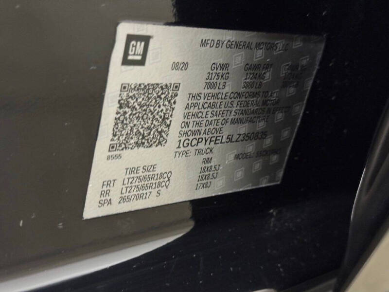 2020 Chevrolet Silverado 1500