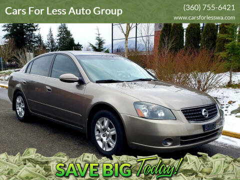 2005 Nissan Altima for sale at Cars For Less Auto Group in Sedro Woolley WA