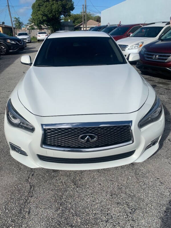 2015 Infiniti Q50 for sale at Nation Motors INC in Lake Worth FL