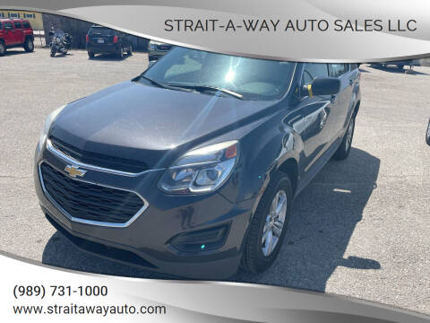 2016 Chevrolet Equinox for sale at Strait-A-Way Auto Sales LLC in Gaylord MI