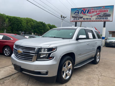 2016 Chevrolet Tahoe for sale at ANF AUTO FINANCE in Houston TX