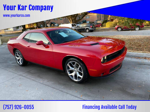 2016 Dodge Challenger for sale at Your Kar Company in Norfolk VA