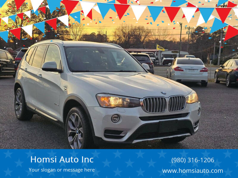 2015 BMW X3 for sale at Homsi Auto Inc in Kannapolis NC