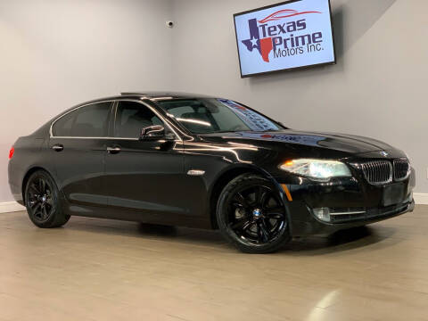 2013 BMW 5 Series for sale at Texas Prime Motors in Houston TX