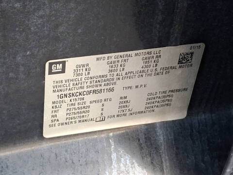 2015 Chevrolet Tahoe LTZ