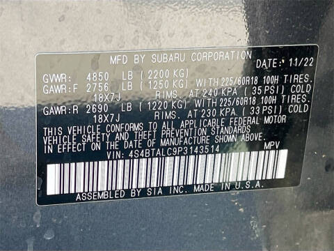 2023 Subaru Outback Onyx Edition