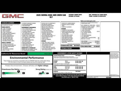 2025 GMC Sierra 2500HD