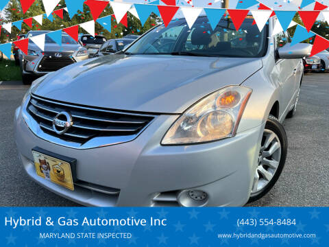 2010 Nissan Altima for sale at Hybrid & Gas Automotive Inc in Aberdeen MD