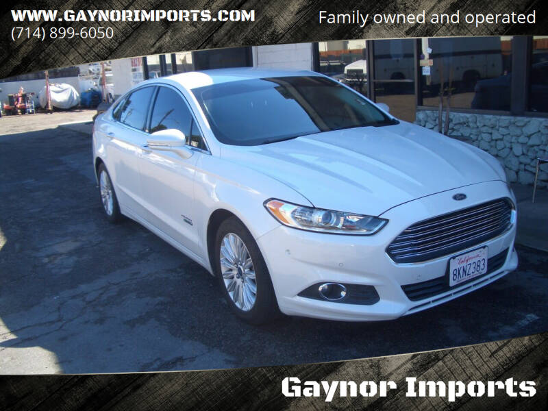 2013 Ford Fusion Energi SE