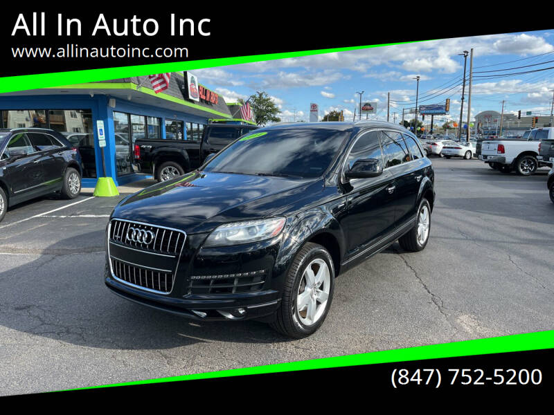 2014 Audi Q7 for sale at All In Auto Inc in Palatine IL