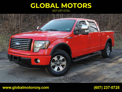 2011 Ford F-150 for sale at GLOBAL MOTORS in Binghamton NY