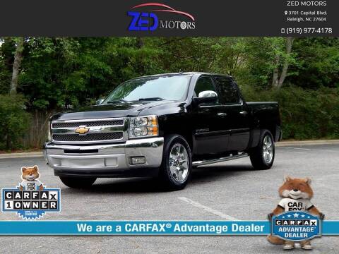 2013 Chevrolet Silverado 1500 for sale at Zed Motors in Raleigh NC