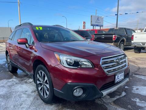 2017 Subaru Outback for sale at Apollo Auto Sales LLC in Sioux City IA