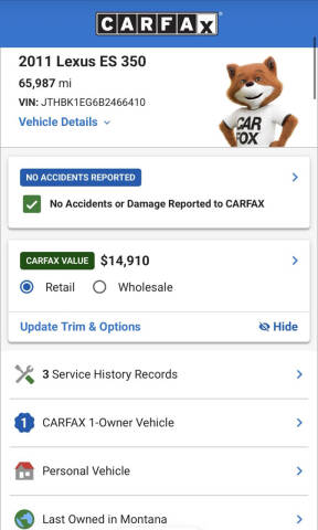 2011 Lexus ES 350