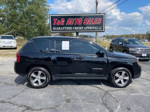 2016 Jeep Compass for sale at T & G Auto Sales in Florence AL