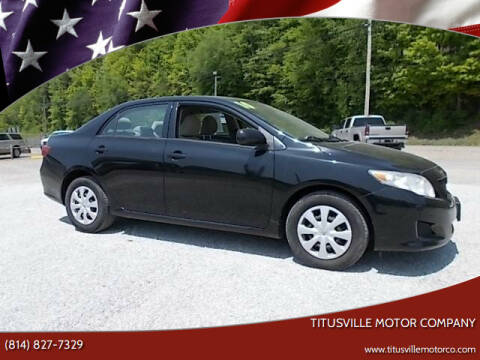 2010 Toyota Corolla for sale at Titusville Motor Company in Titusville PA