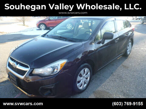 2013 Subaru Impreza for sale at Souhegan Valley Wholesale, LLC. in Milford NH