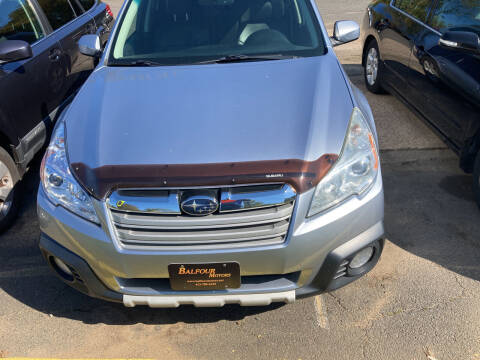 2013 Subaru Outback for sale at Balfour Motors in Agawam MA
