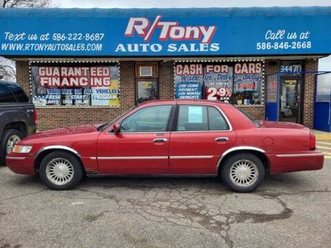 2000 Mercury Grand Marquis for sale at R Tony Auto Sales in Clinton Township MI