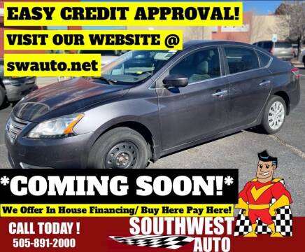 2014 Nissan Sentra for sale at SOUTHWEST AUTO in Albuquerque NM