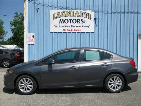 2012 Honda Civic for sale at Lagniappe Motors Of New Iberia, Inc. in New Iberia LA