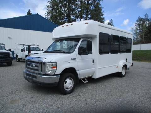 2017 Ford E350 SHUTTLE BUS W WHEEL CHAIR for sale at BJ'S COMMERCIAL TRUCKS in Spokane Valley WA