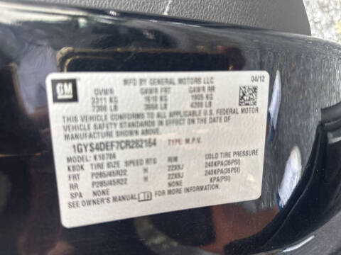 2012 Cadillac Escalade Platinum Edition