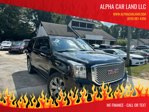 2016 GMC Yukon XL for sale at Alpha Car Land LLC in Snellville GA