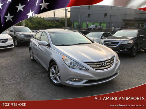 2012 Hyundai Sonata for sale at All American Imports in Alexandria VA